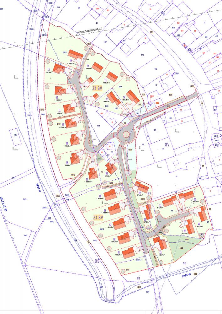 Rozvojová plocha Z01 SV v Královském Poříčí